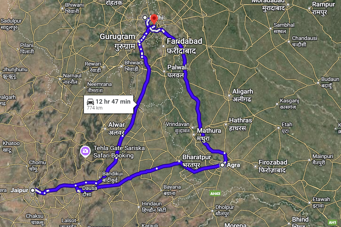 Tour Map